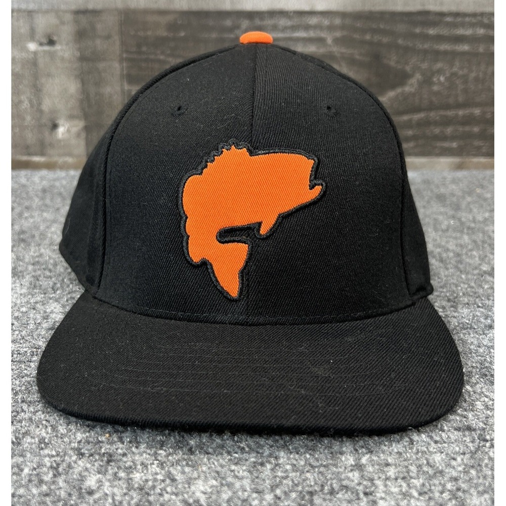 Simms Big Catch Snapback Cap Hat Black